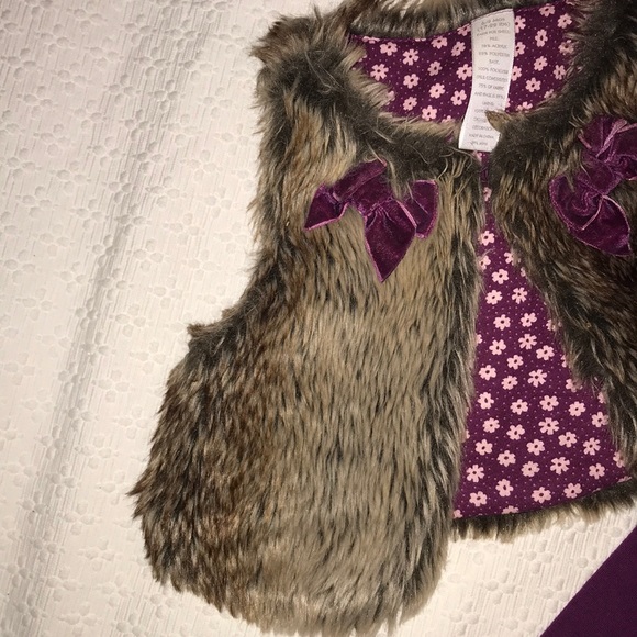 Baby Girls Faux Fur Set - Picture 2 of 6